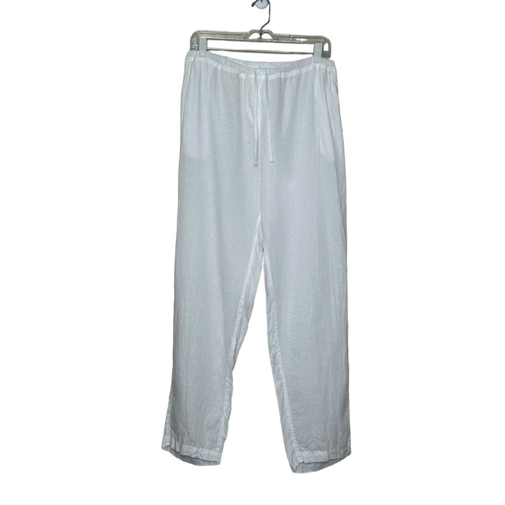 CP Shades Gorsuch white linen pull on pants size XL